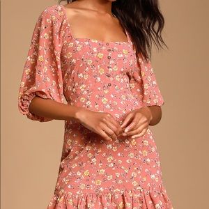 NWT Lulus Floral Dress